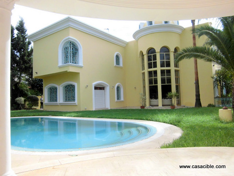 Location Villas - Immobilier Casablanca - Location Villa Casablanca